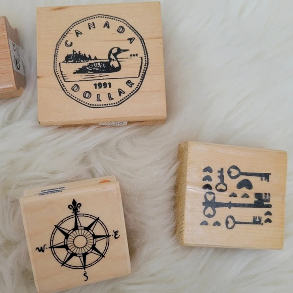 Large Lot of (31) Wood and Silicone Stamps - Picture 9 of 11